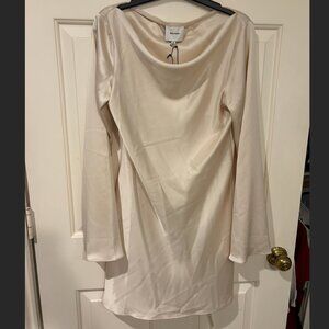 Reformation Pike Satin Dress